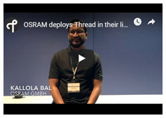 OSRAM deploys Thread in their lighting solutions